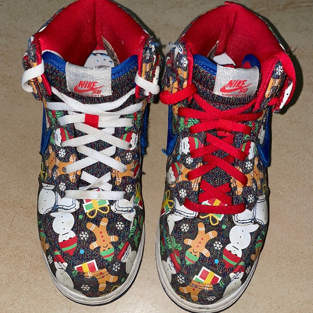 Nike SB Dunk High SB QS (PS) Ugly Christmas AO1559-446